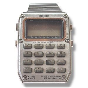 Seiko C515-5009 Rare Vintage 80’s Calculator Watch-Parts/Repair -As-Is